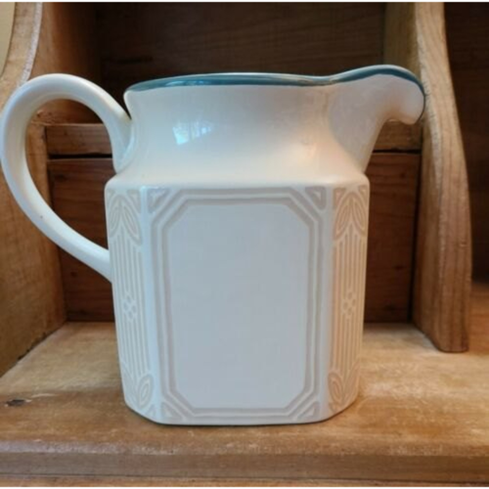 Villeroy & Boch Slovenia Belle Vienne Pitcher Octagon Art Deco Ivory